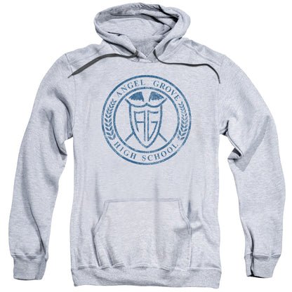 Power Rangers Angel Grove Hs Mens Hoodie Athletic Heather Officially Licensed