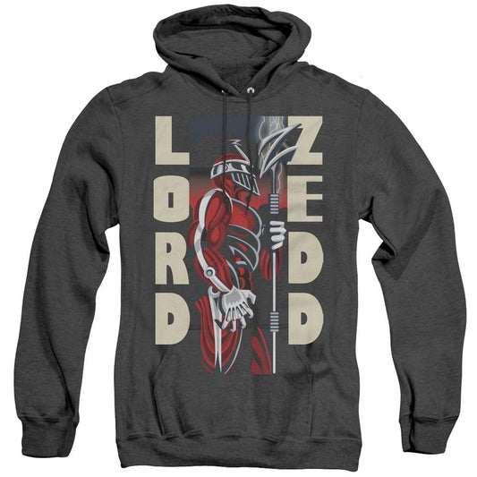 Power Rangers Zedd Deco Heather Mens Hoodie Black Officially Licensed