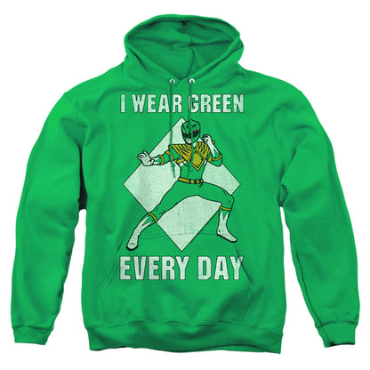 Power Rangers Always Green Mens Hoodie Kelly Green Officially Licensed