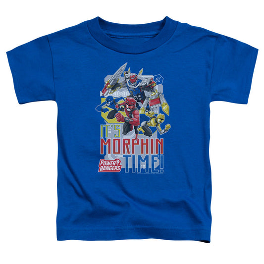 Power Rangers Morphin Time Toddler Kids Youth T Shirt Royal Blue Officially Licensed