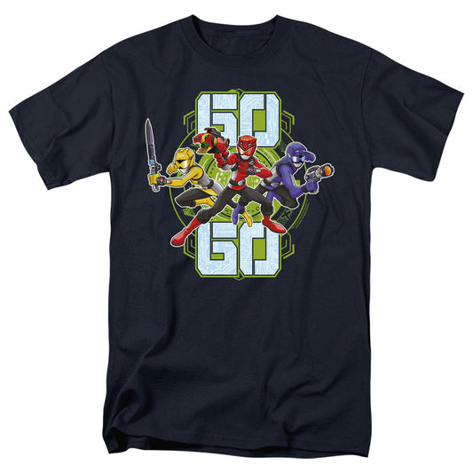 Power Rangers Go Go Mens T Shirt Navy Officially Licensed