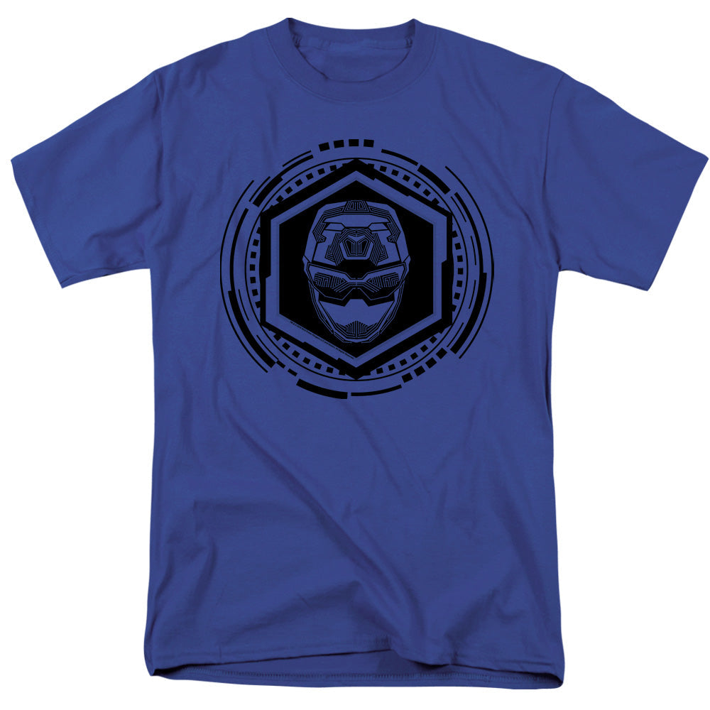 Power Rangers Blue Ranger Mens T Shirt Royal Blue Officially Licensed
