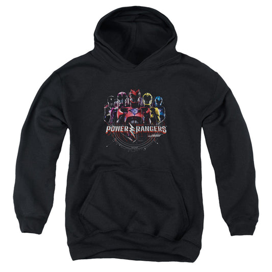 Power Rangers Ranger Circuitry Kids Youth Hoodie Black Officially Licensed