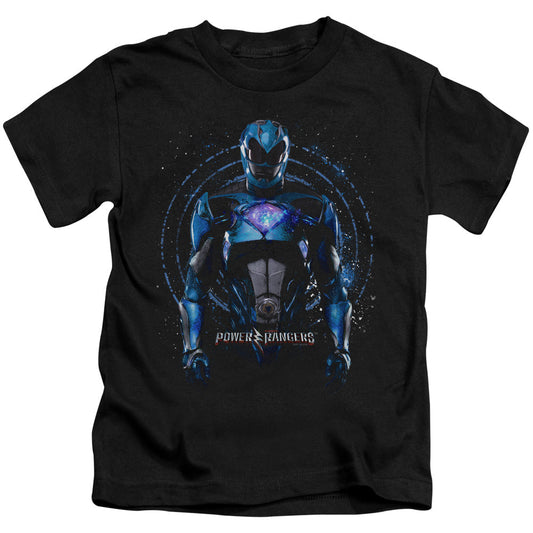 Power Rangers Blue Ranger Juvenile Kids Youth T Shirt Black Officially Licensed