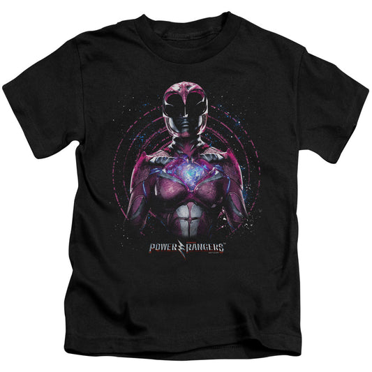 Power Rangers Pink Ranger Juvenile Kids Youth T Shirt Black Officially Licensed