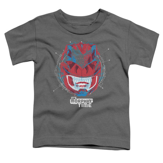 Power Rangers Its Morphin Time Toddler Kids Youth T Shirt Charcoal Officially Licensed
