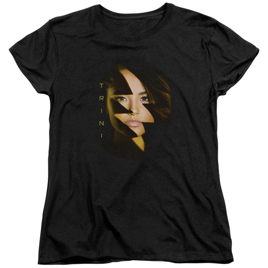 Power Rangers Trini Bolt Womens T Shirt Black Officially Licensed
