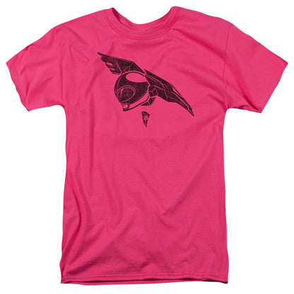 Power Rangers Pink Mens T Shirt Hot Pink Officially Licensed