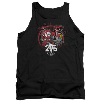 Power Rangers Red 25 Mens Tank Top Shirt Black Officially Licensed