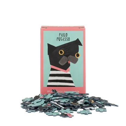Pablo Pugcasso 99 Piece Mini Jigsaw Puzzle Happily
