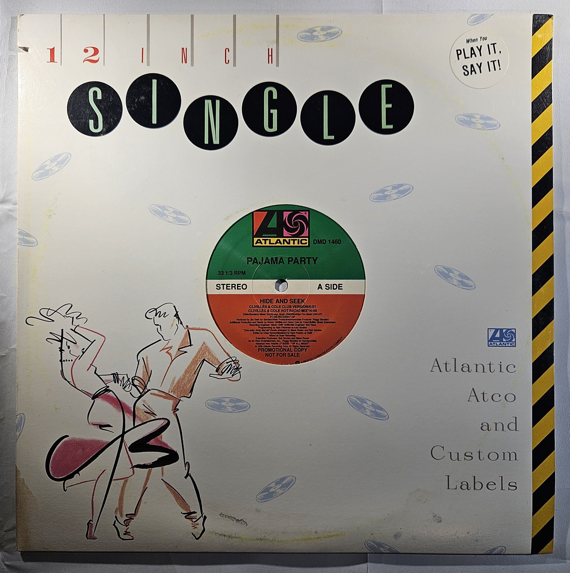 Pajama Party - Hide and Seek [1989 Promo] [Used Vinyl Record 12" Single]