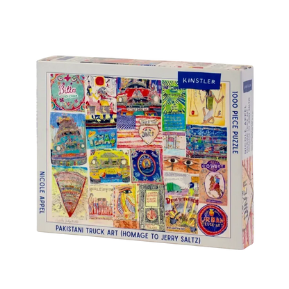 Pakistani Truck Art (Homage To Jerry Saltz) 1000 Piece Jigsaw Puzzle