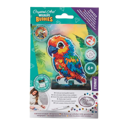 Parrot Jungle Crystal Art Buddies Kit Craft Buddy