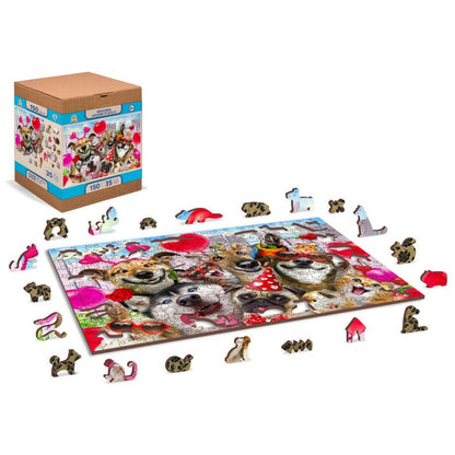 Party Time 150 Piece Jigsaw Puzzle Wooden City