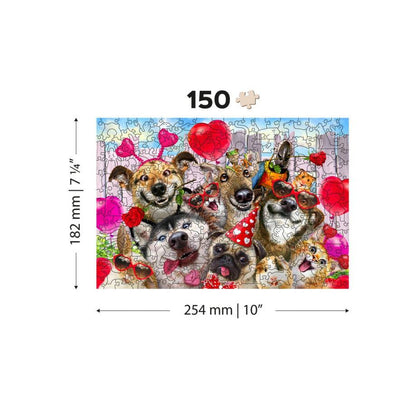 Party Time 150 Piece Jigsaw Puzzle Wooden City