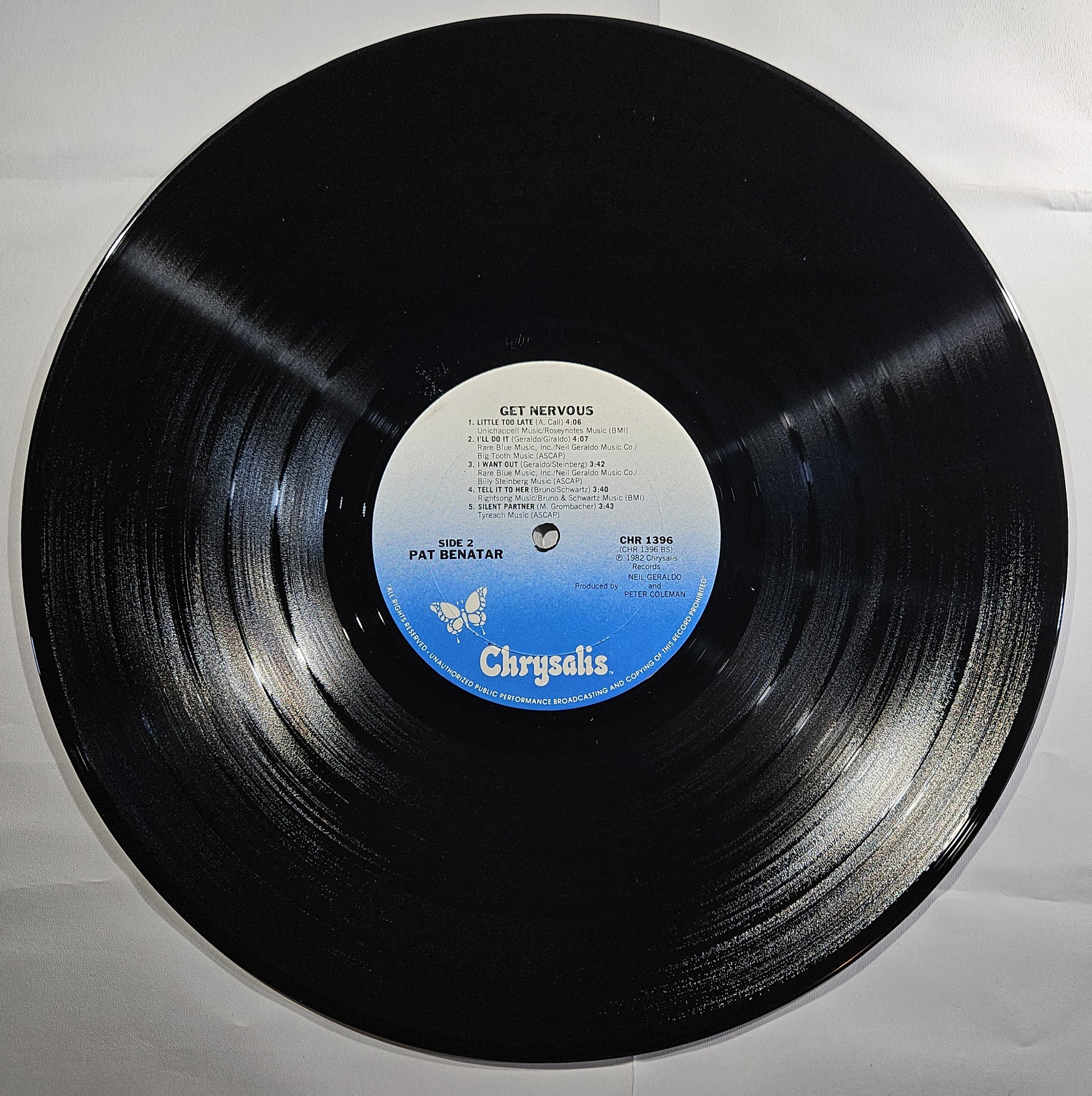 Pat Benatar - Get Nervous [Club Edition] [Used Vinyl Record LP] [E]