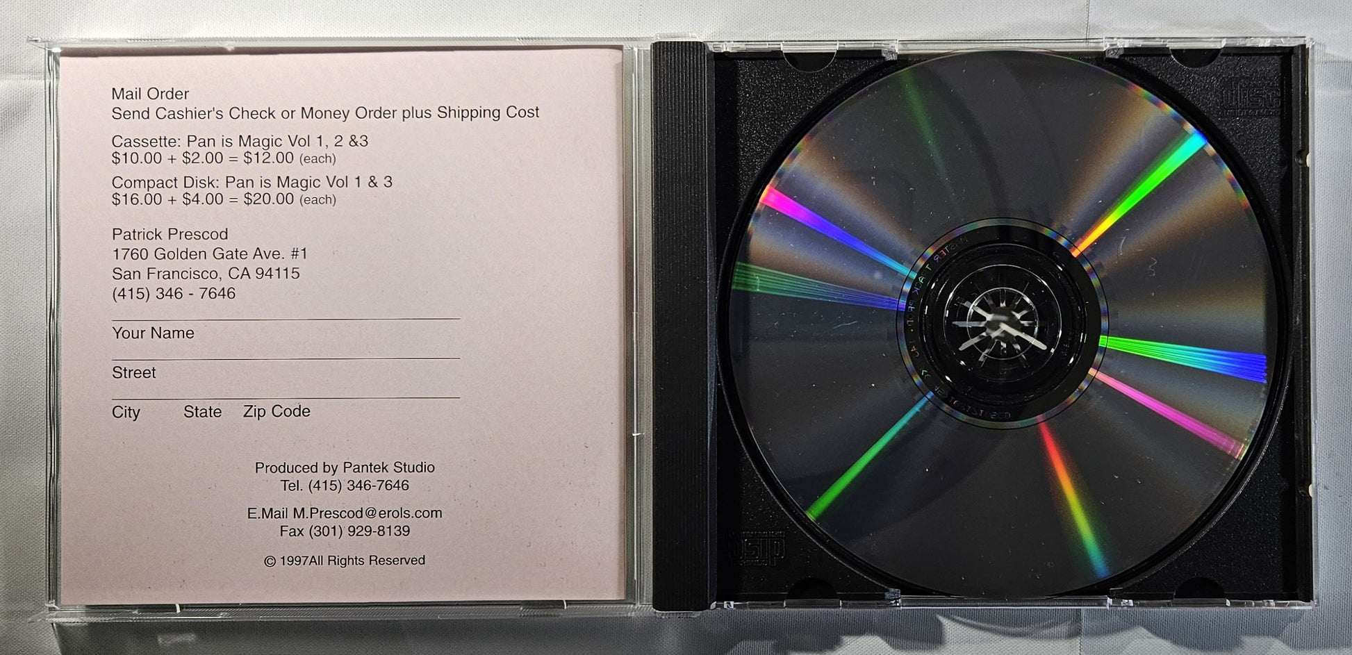 Patrick Prescod - Pan Is Magic Vol. 1 - Samba by the Sea [1997 Used CD]