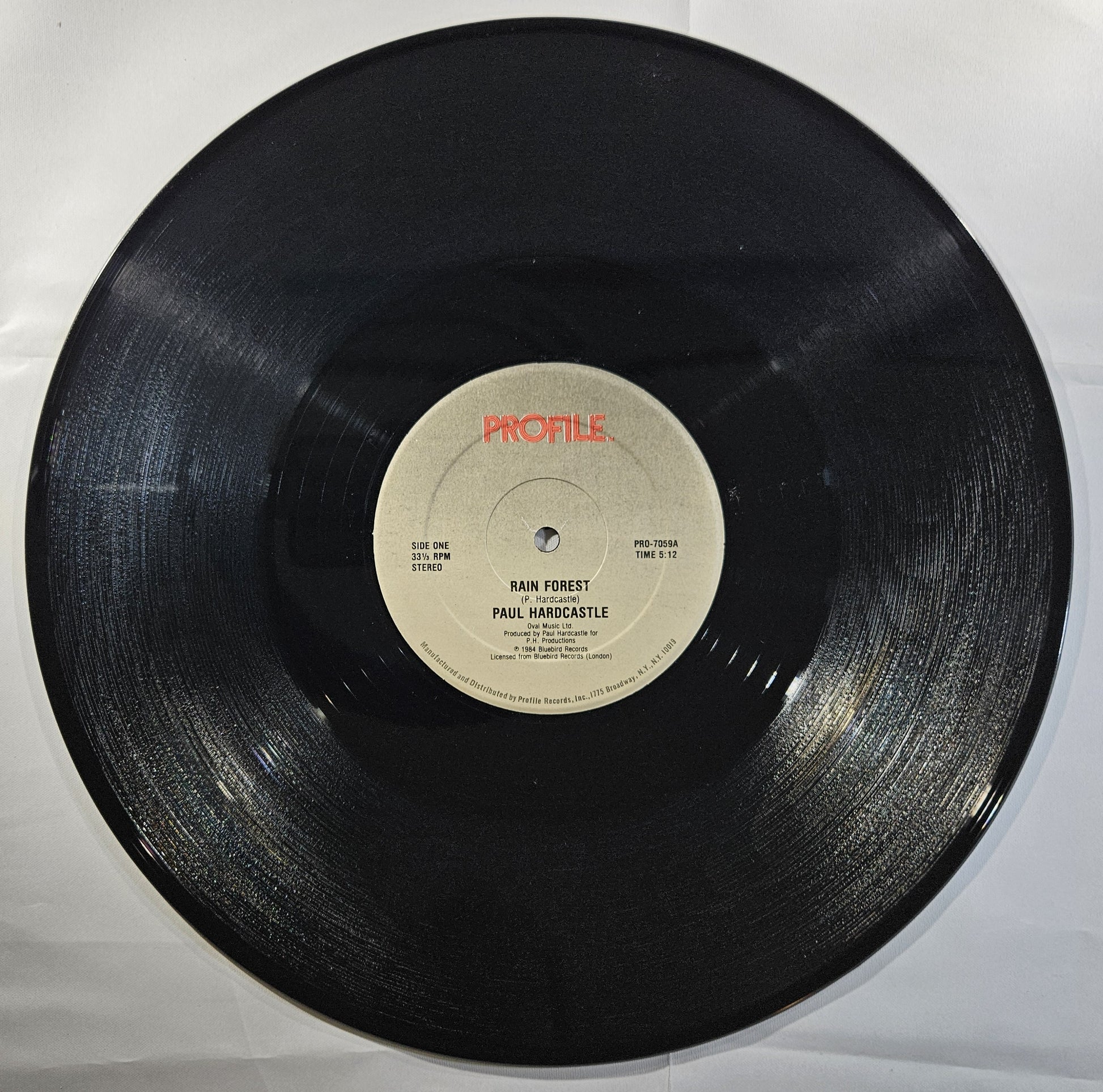 Paul Hardcastle - Rain Forest / Sound Chaser [1984 Used Vinyl Record 12" Single]