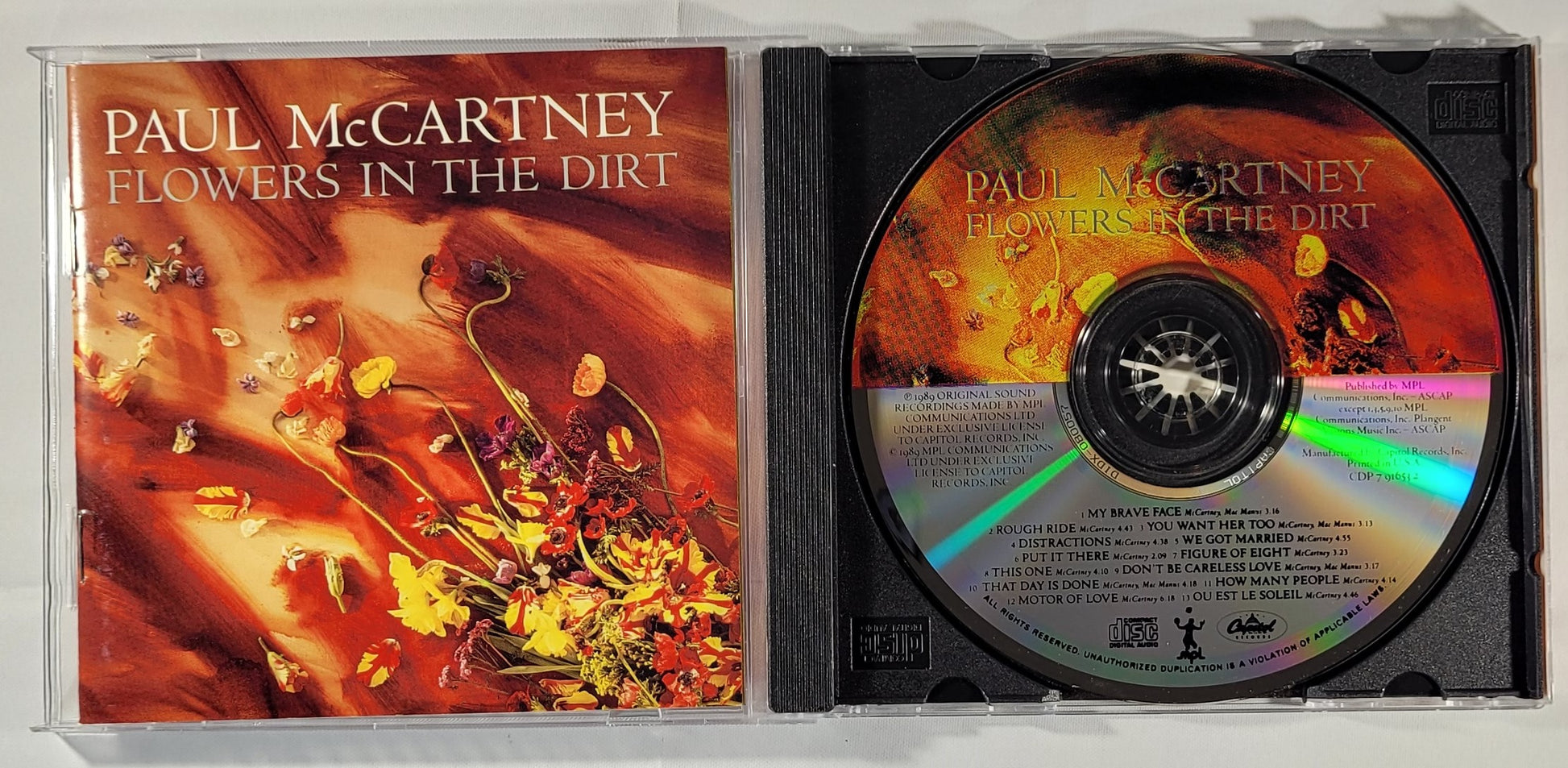 Paul McCartney - Flowers in the Dirt [1989 Used CD]