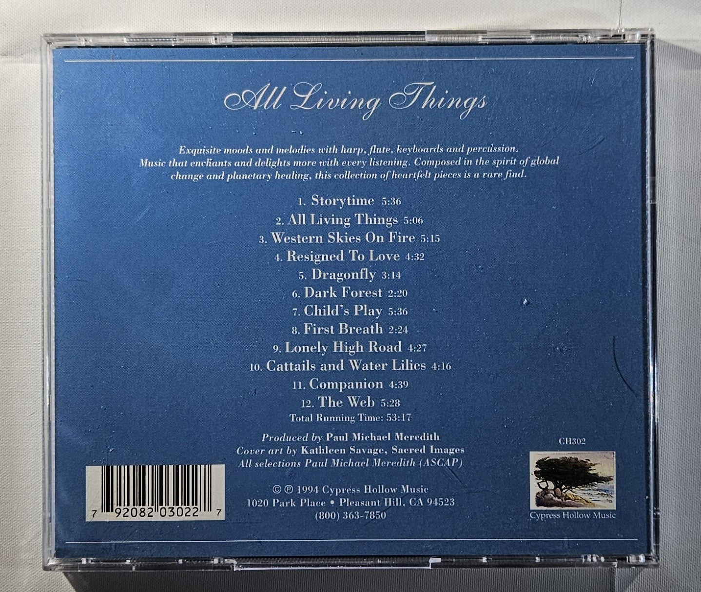 Paul Michael Meredith - All Living Things [1994 Used CD]
