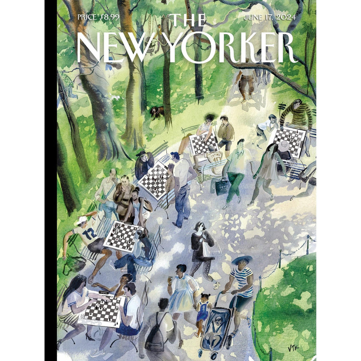 Pawns in the Park 1000 Piece Jigsaw Puzzle NYPC