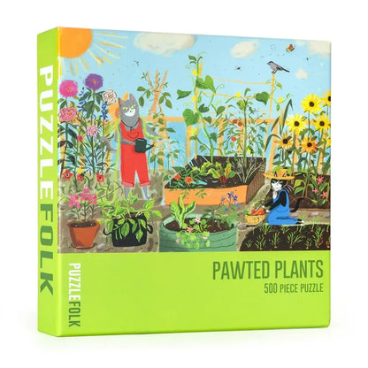 Pawted Plants 500 Piece Jigsaw Puzzle PuzzleFolk