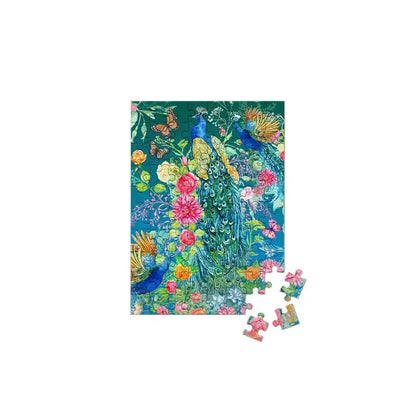 Peacocks 80 Piece Mini Jigsaw Puzzle Micro Puzzles