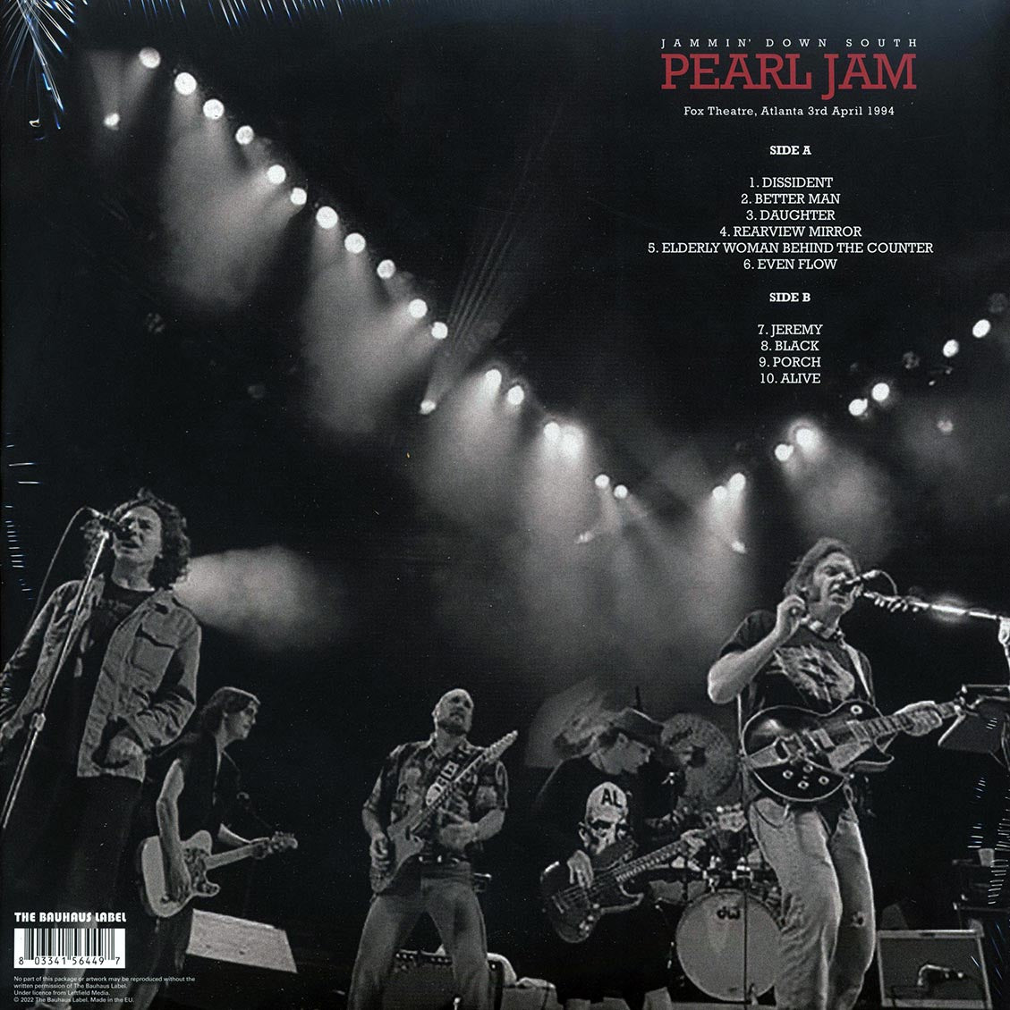 Pearl Jam - Jammin' Down South [2023 Unofficial] [New Vinyl Record LP]