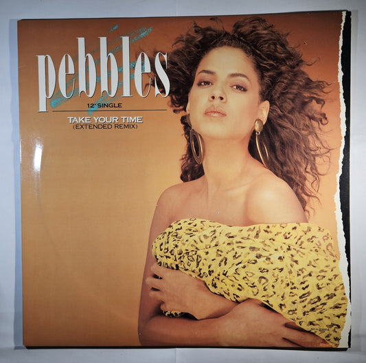 Pebbles - Take Your Time (Extended Remix) [1988 Promo] [Used Vinyl Record 12" Single]