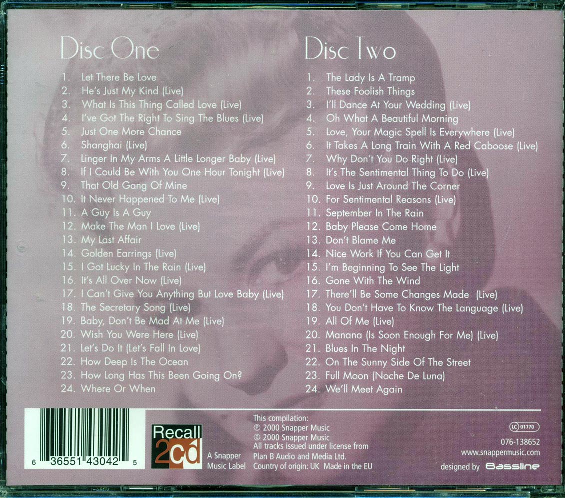 Peggy Lee - Linger [2000 Compilation] [New Double CD]