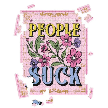 People Suck 500 Piece Jigsaw Puzzle Fun Club