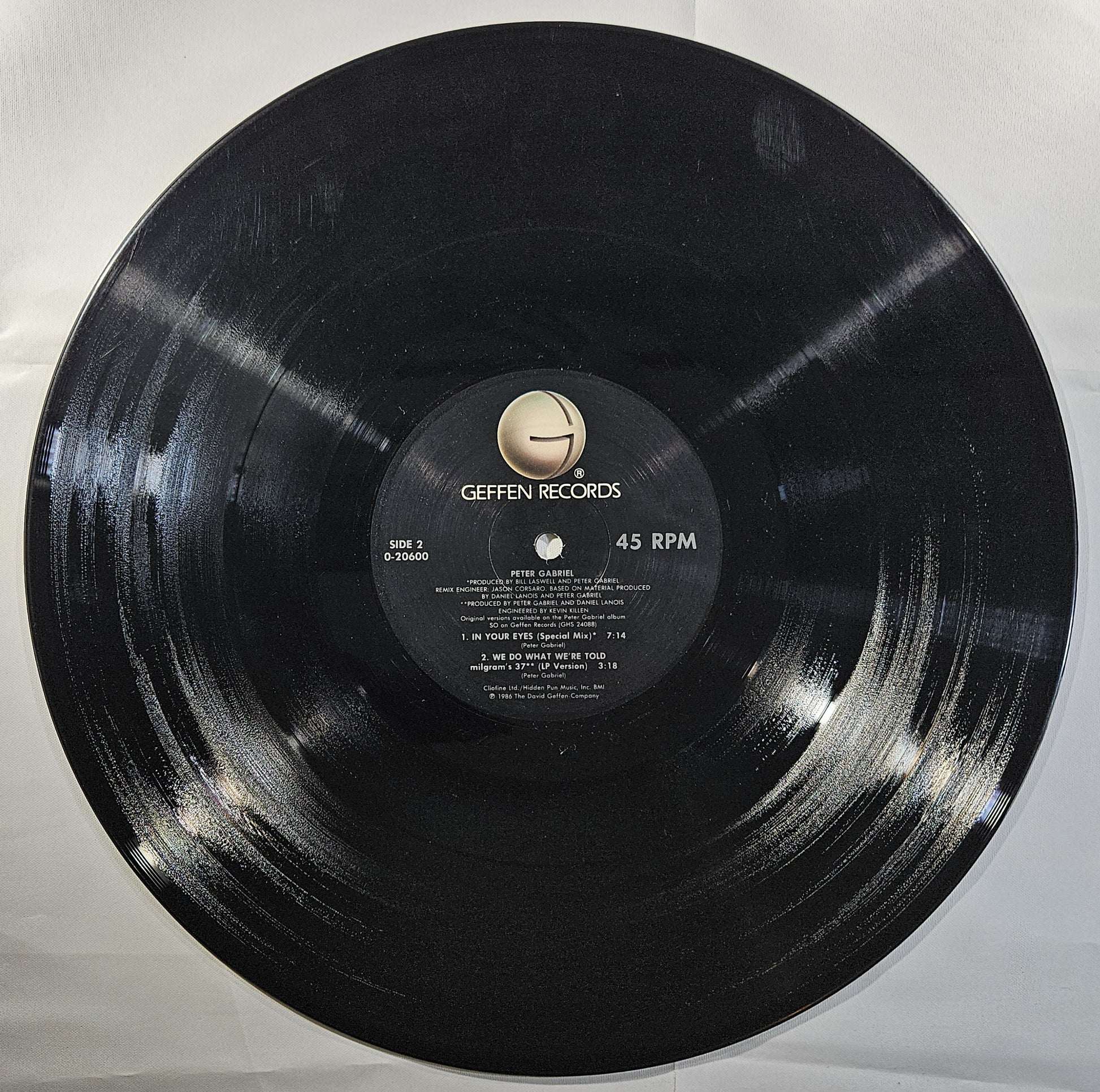 Peter Gabriel - Big Time [1986 Allied Pressing 45RPM] [Used Vinyl Record 12" Single]