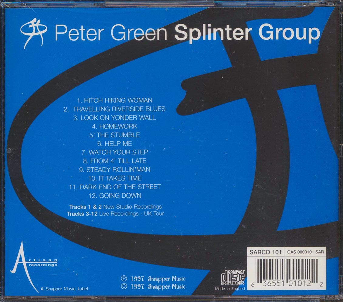Peter Green Splinter Group - Peter Green Splinter Group [1997 New CD]