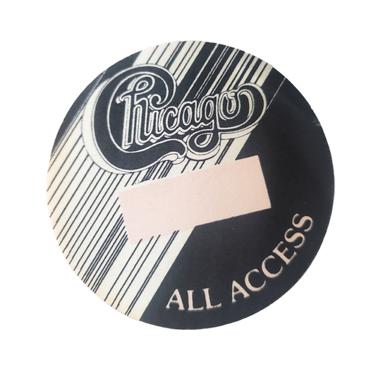 Chicago Hearts in Trouble Tour 1990 Backstage Pass
