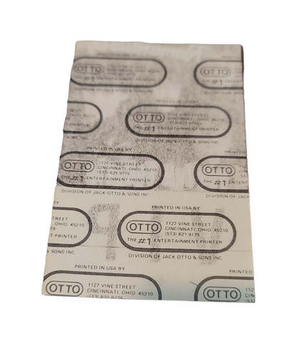 Romantics Rhythm Romance Tour 1985 VIP Backstage Pass OTTO