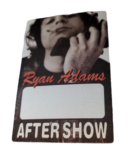 Ryan Adams On Tour Concert Backstage Pass