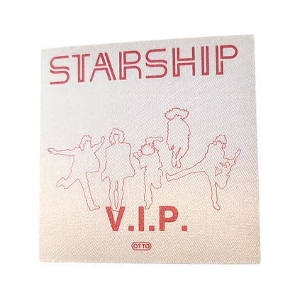 Starship Tour 1986 Backstage Pass OTTO Red