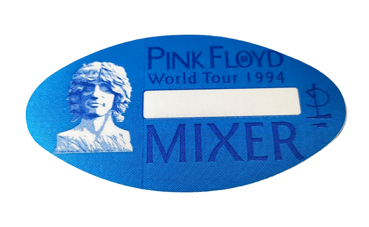 Pink Floyd Division Bell World Tour 1994 Backstage Pass OTTO Blue