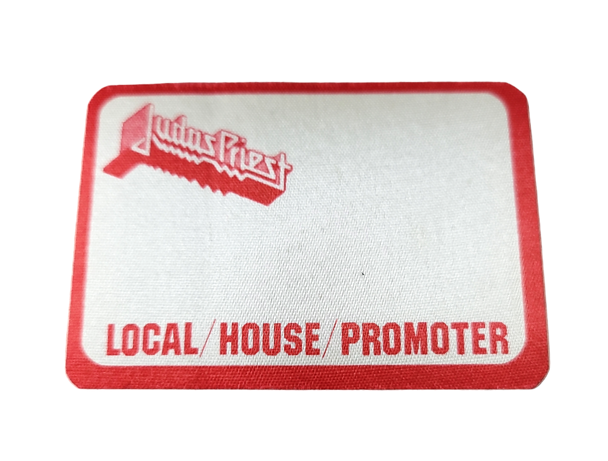 Judas Priest Fuel for Life Tour 1986 Backstage Pass Red