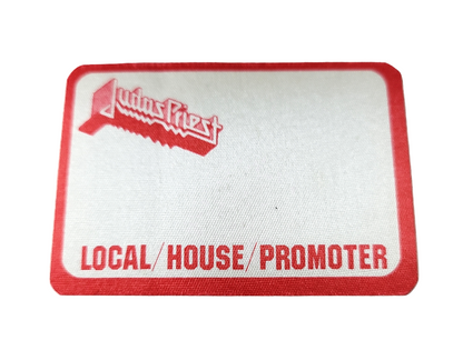 Judas Priest Fuel for Life Tour 1986 Backstage Pass Red