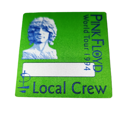 Pink Floyd Division Bell World Tour 1994 Backstage Pass OTTO green