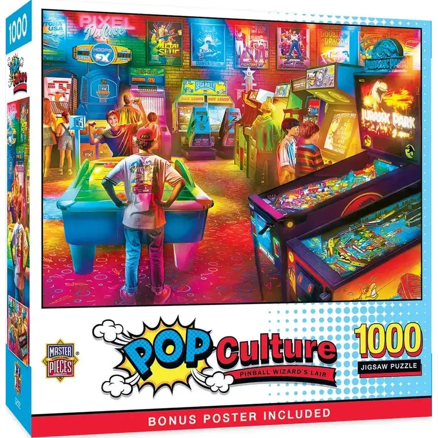 Pinball Wizard's Lair Pop Culture 1000 Piece Jigsaw Puzzle MasterPieces