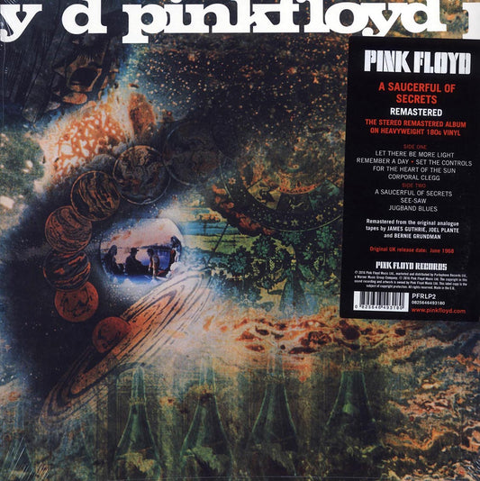 Pink Floyd - A Saucerful of Secrets [2016 Reissue Remastered 180G] [New Vinyl Record LP]
