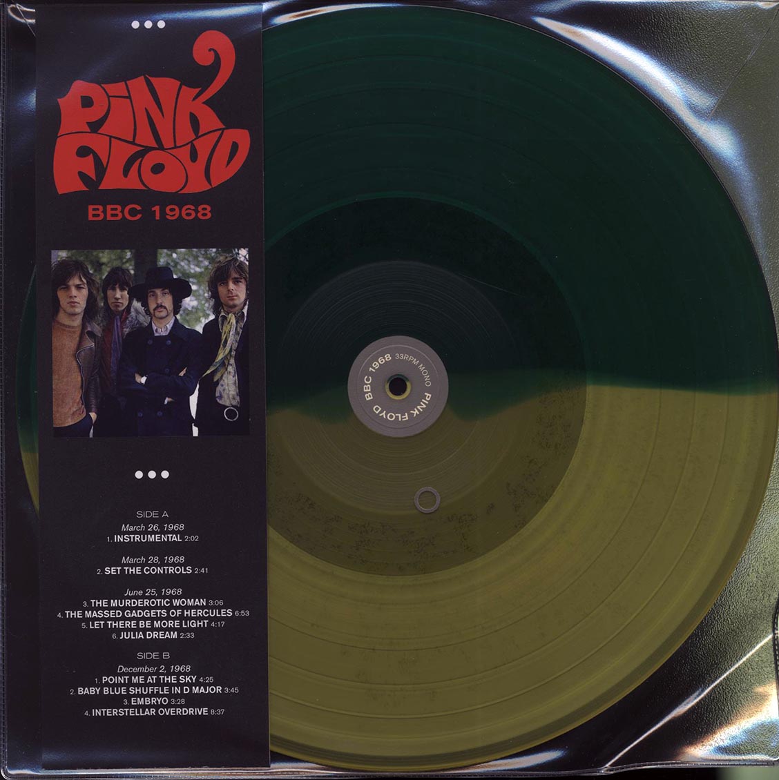 Pink Floyd - BBC 1968 [2019 Unofficial Limited Mono Green] [New Vinyl Record LP]