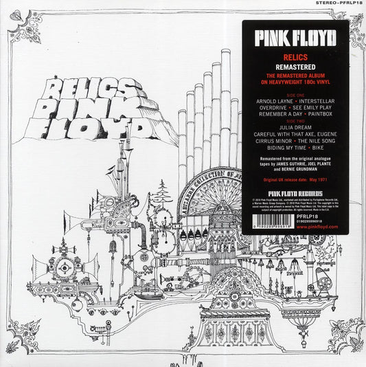 Pink Floyd - Relics [2018 Compilation Reissue Remastered 180G Mono] [New Vinyl Record LP]