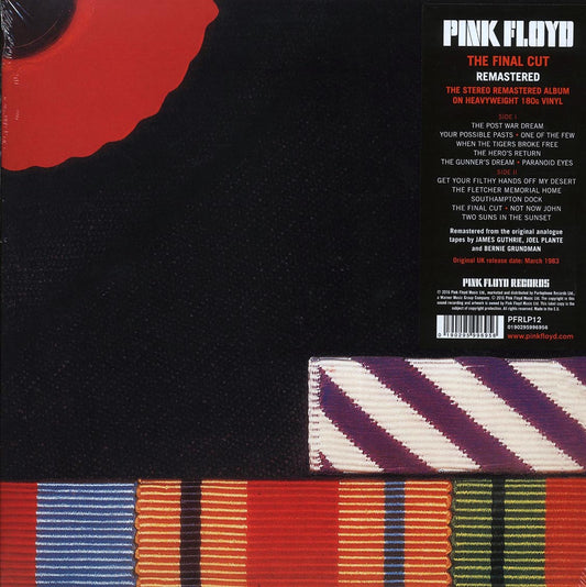 Pink Floyd - The Final Cut [2017 Reissue Remastered 180G] [New Vinyl Record LP]
