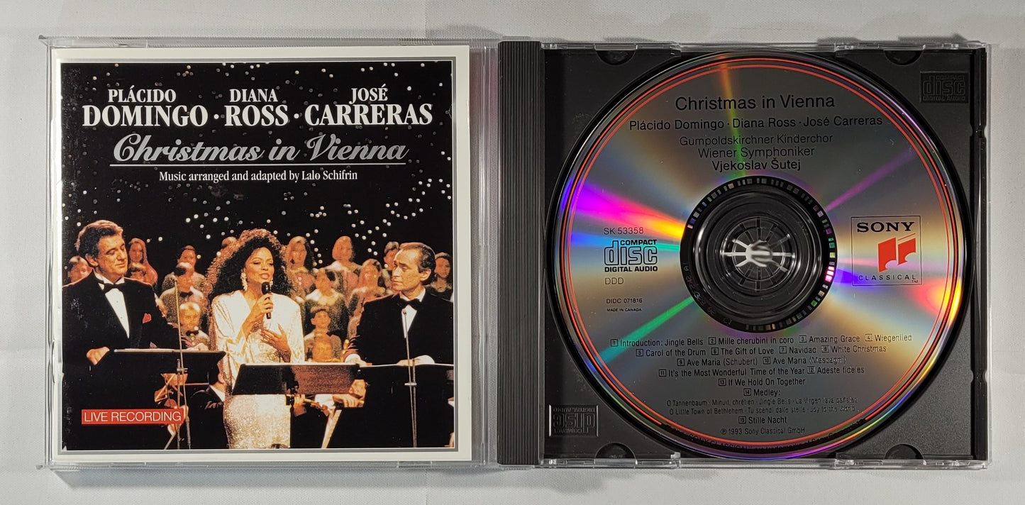 Placido Domingo, Diana Ross, José Carreras - Christmas in Vienna [1993 Used CD]