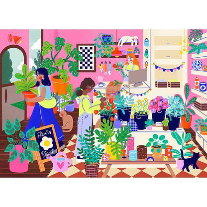 Plants & Flowers 500 Piece Jigsaw Puzzle Holiyay