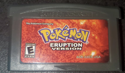 Pokemon Eruption GBA ROM Hack Video Game Custom Gameboy Advance