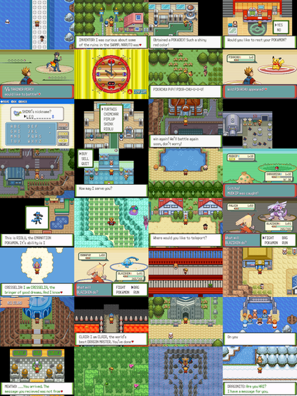 Pokemon Glazed GBA ROM Hack Video Game Custom Gameboy Advance